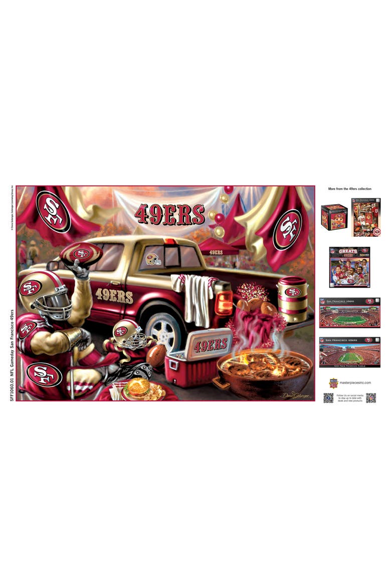 San Francisco 49ers Gameday 1000 Puzzle, Alternate, color, Multicolor
