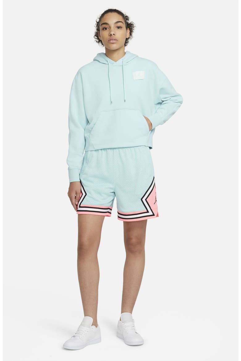 Nike Jordan Flight Fleece Hoodie, Alternate, color, LIGHT DEW