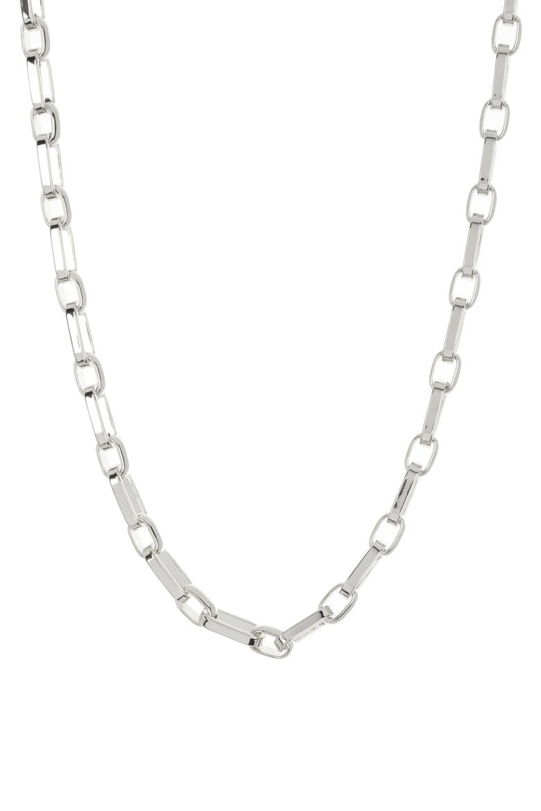 Elara Chain Necklace, Main, color, SILVER