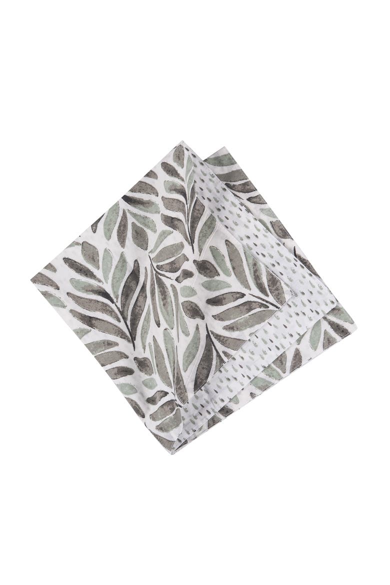 Blair Cotton Napkin Machine Washable, Main, color, Gray