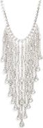 CRISTABELLE Crystal Fringe Frontal Necklace