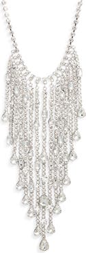CRISTABELLE Crystal Fringe Frontal Necklace