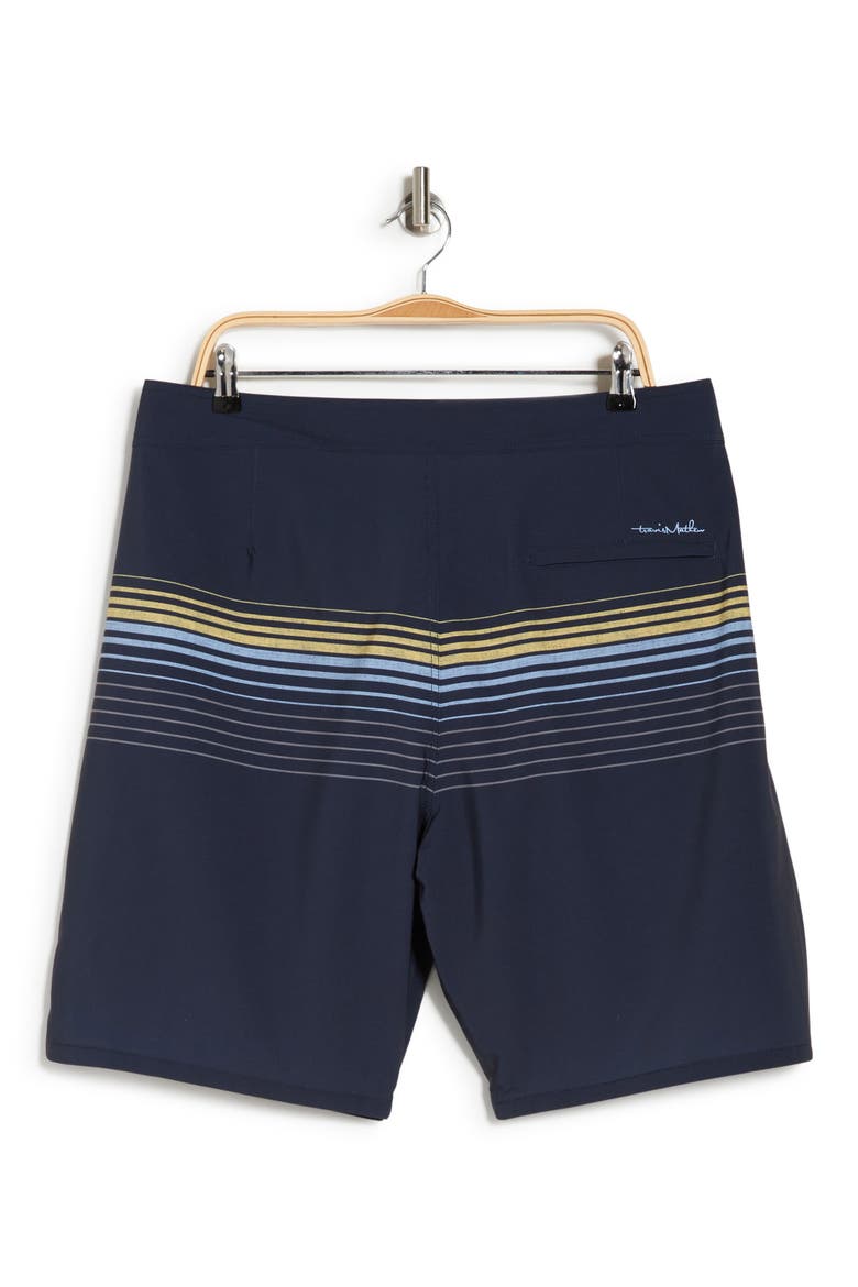 Stripe Board Shorts, Alternate, color, DRESS BLUES