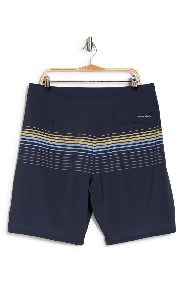 TravisMathew Stripe Board Shorts, Alternate, color, 