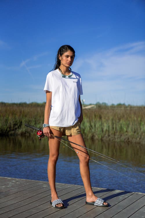 Ansea The  92nd Street T-shirt In White/blue