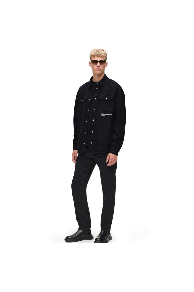 Men's Karlism Overshirt, Alternate, color, Black/Black