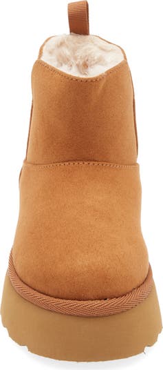 Kid's Ezra Faux Fur Lined Platform Bootie