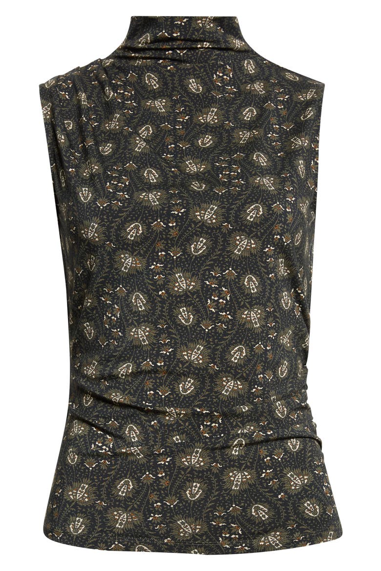 Mylie Mock Neck Sleeveless Top, Alternate, color, BLACK MULTI