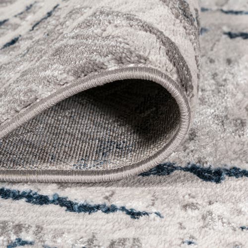 Jonathan Y Slant Modern Abstract Area Rug In Gray/blue