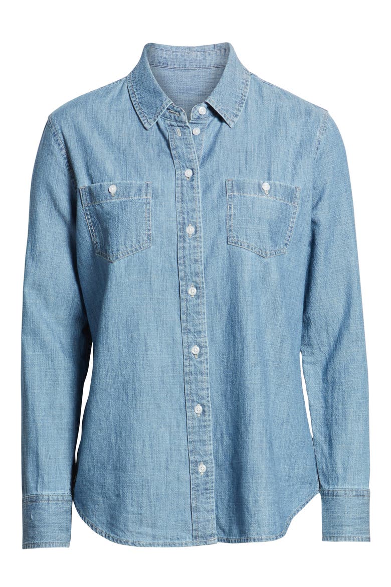 Classic Chambray Shirt, Alternate, color, CHAMBRAY