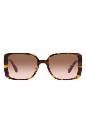 COACH 56mm Gradient Square Sunglasses
