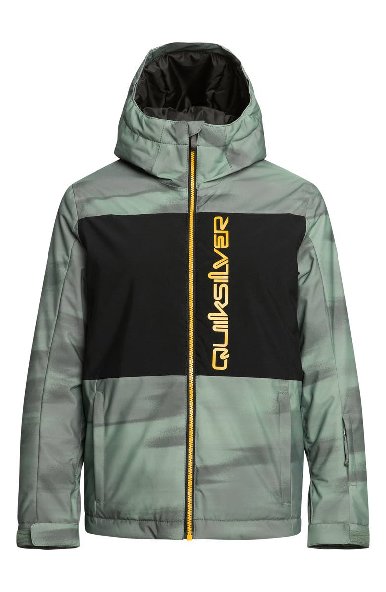 Quiksilver Kids' Side Hit Water Repellent Insulated Jacket, Main, color,