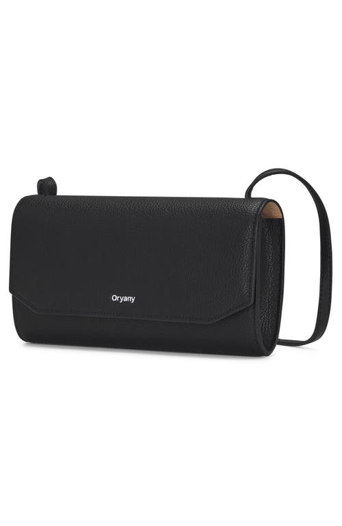 Oryany Mandy Leather Crossbody Wallet In Black