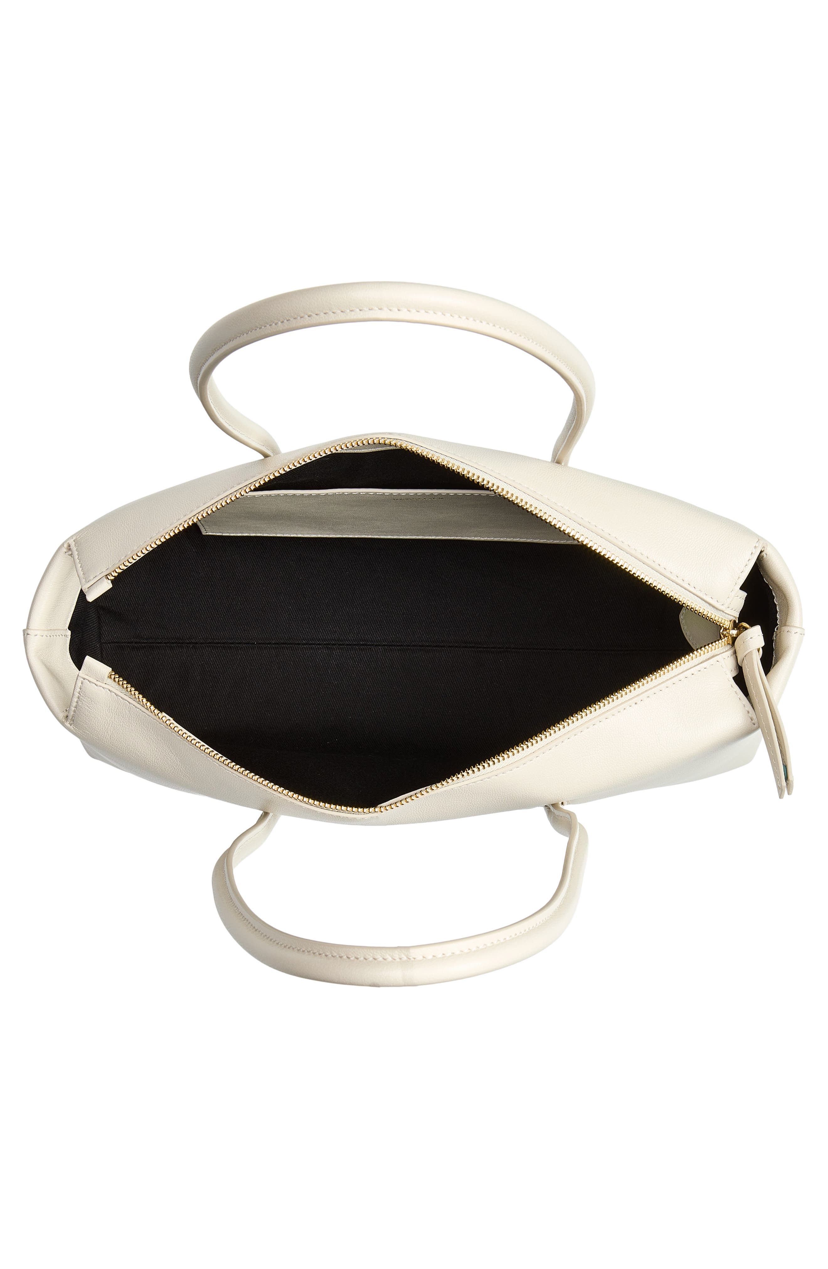 The Stockholm Leather Shoulder Bag, Alternate, color, CHALK