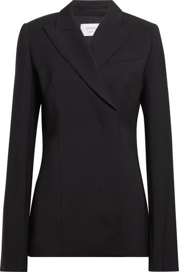 ジャケット SPORTMAX Stretch wool fitted blazer (2512041021600 003) Stretch wool fitted blazer, black | Sportmax