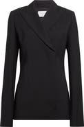SPORTMAX Cocco Double Breasted Stretch Wool Blazer