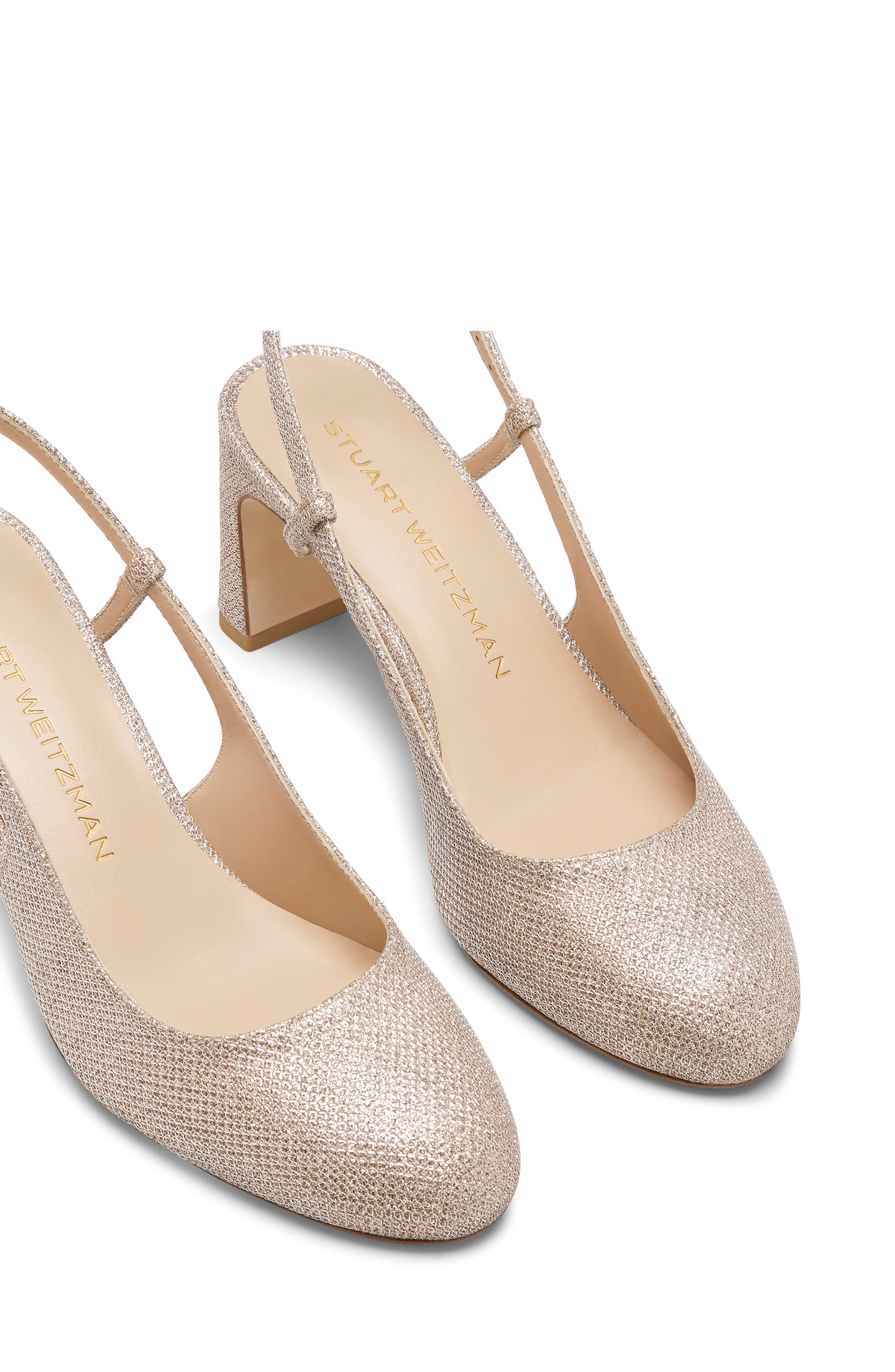 Stuart Weitzman Babette Slingback 60 Pump, Alternate, color, Poudre