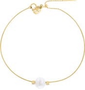 EFFY 14K Gold Diamond & Freshwater Pearl Bracelet