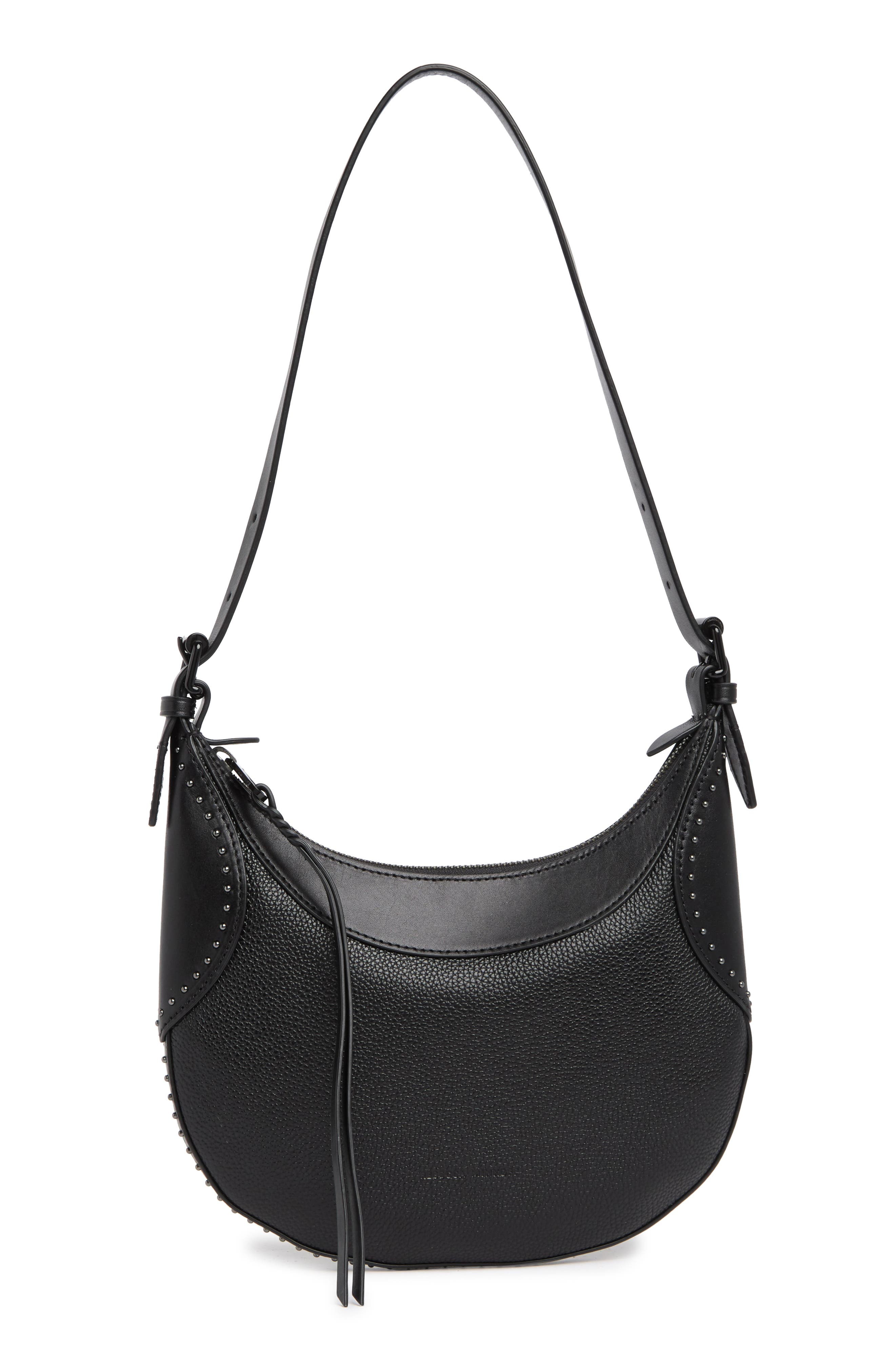 Rebecca Minkoff Pippa Studded Leather Hobo Bag, Main, color, 