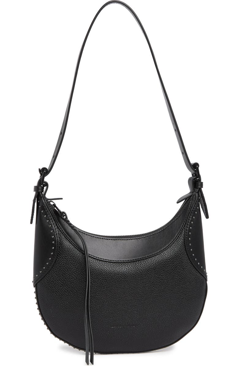 Rebecca Minkoff Pippa Studded Leather Hobo Bag, Main, color,