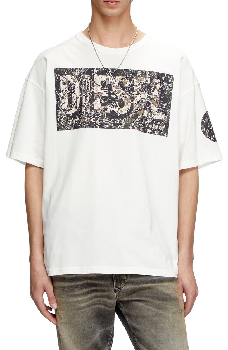 DIESEL<sup>®</sup> T-BoxT-R22 Logo T-Shirt, Main, color, 