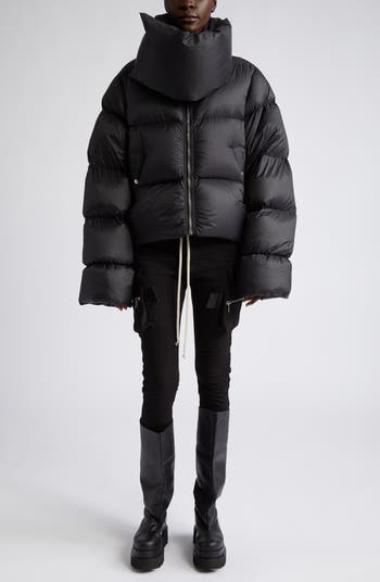 Rick Owens Funnel Neck Down Puffer Jacket | Nordstrom