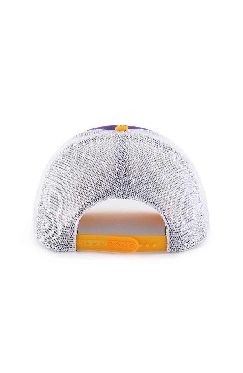 '47 Youth '47 Purple/Gold LSU Tigers Super Stripe Hitch Adjustable Trucker Hat, Alternate, color, Purple