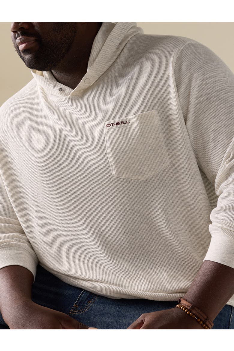 Big & Tall Overland Thermal Hoodie, Alternate, color, OATMEAL HEATHER