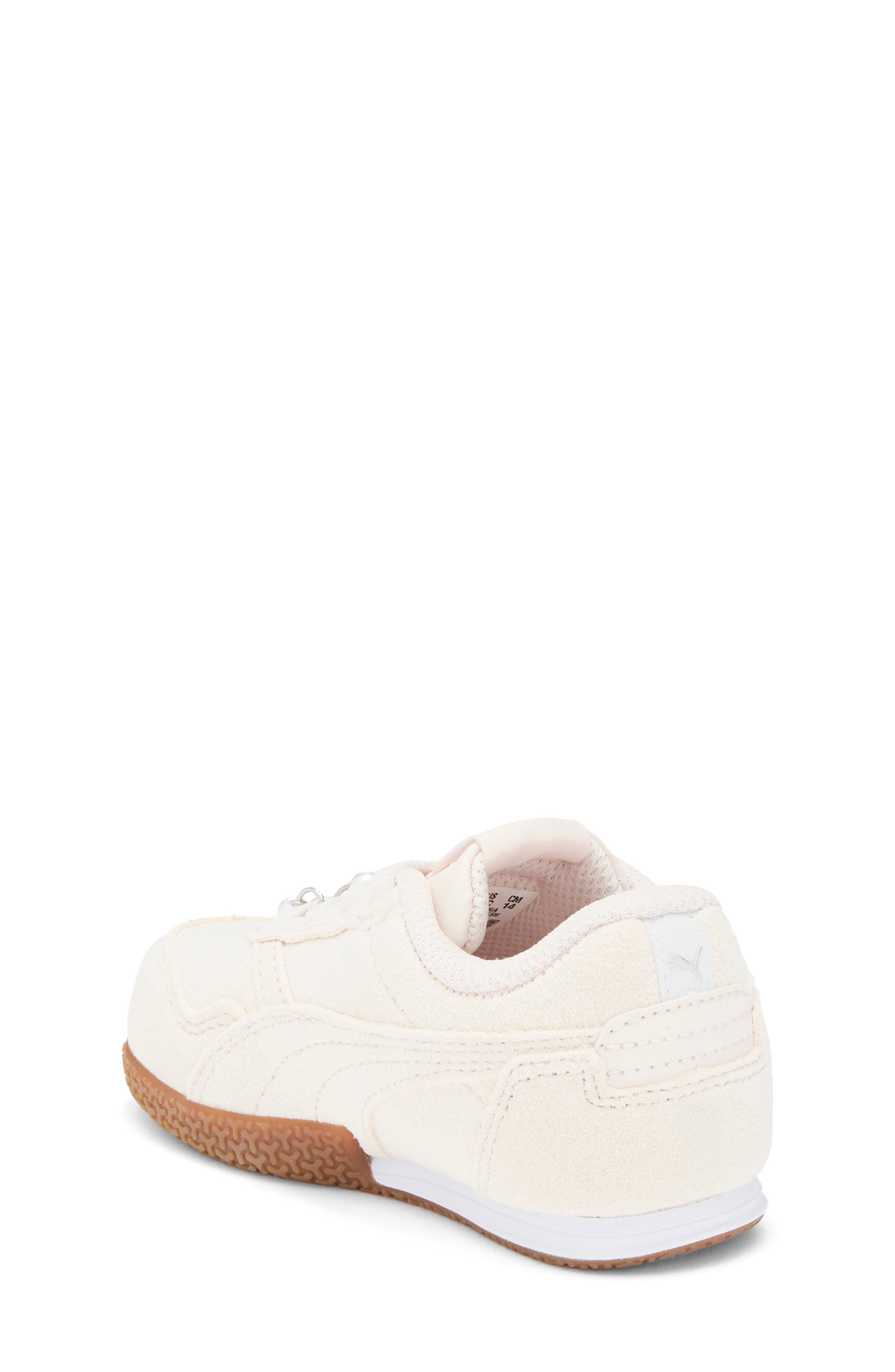 PUMA Kids' Bella Donna Pearls Sneaker, Alternate, color, Jasmine Flower/ Silver/ White