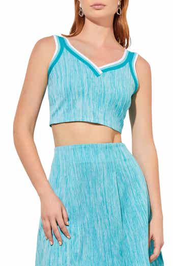 Ming Wang Sleeveless Knit Crop Top