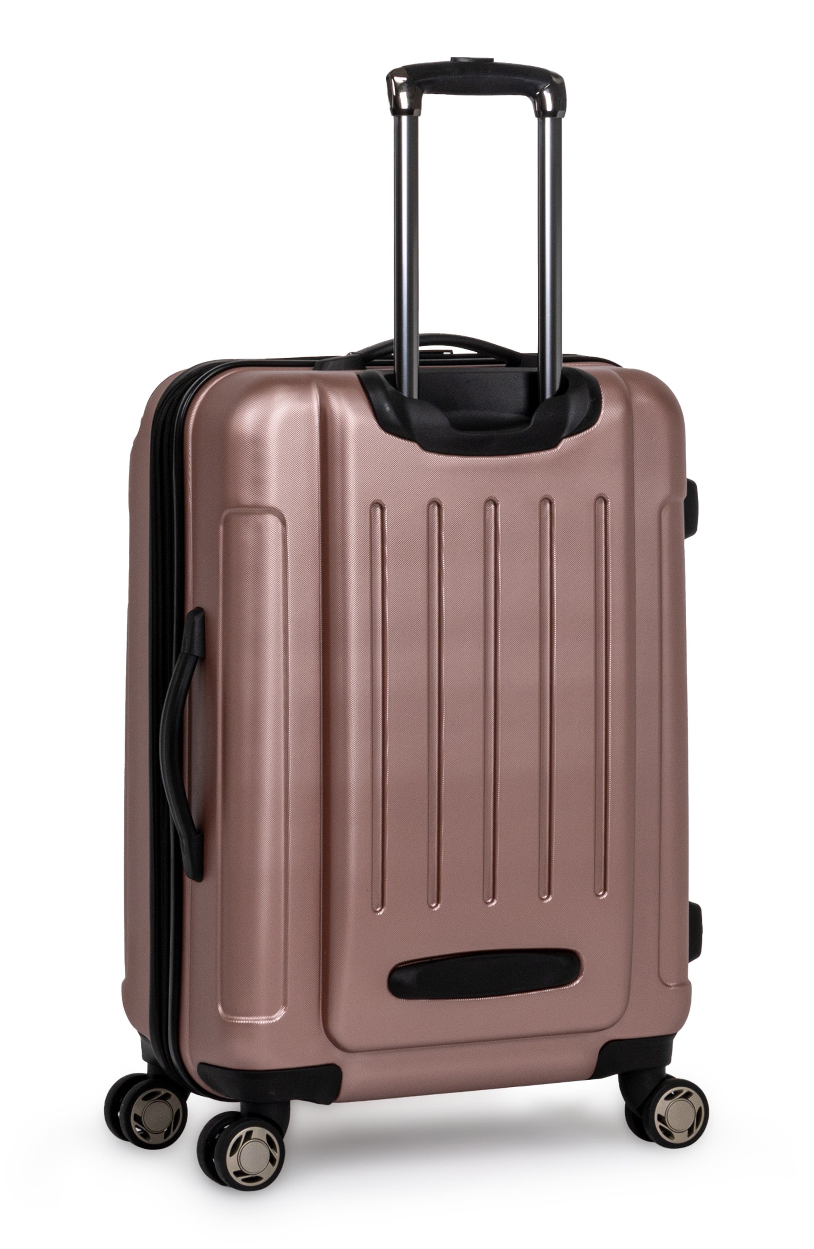 Kenneth Cole Renegade 24" Lightweight Hardside Expandable Spinner Luggage, Alternate, color, Rose Gold