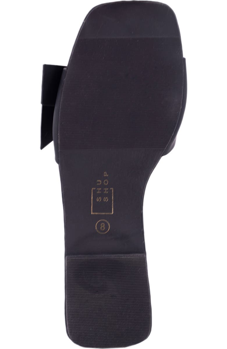 SHUSHOP Diana Slide Sandal, Alternate, color, Black