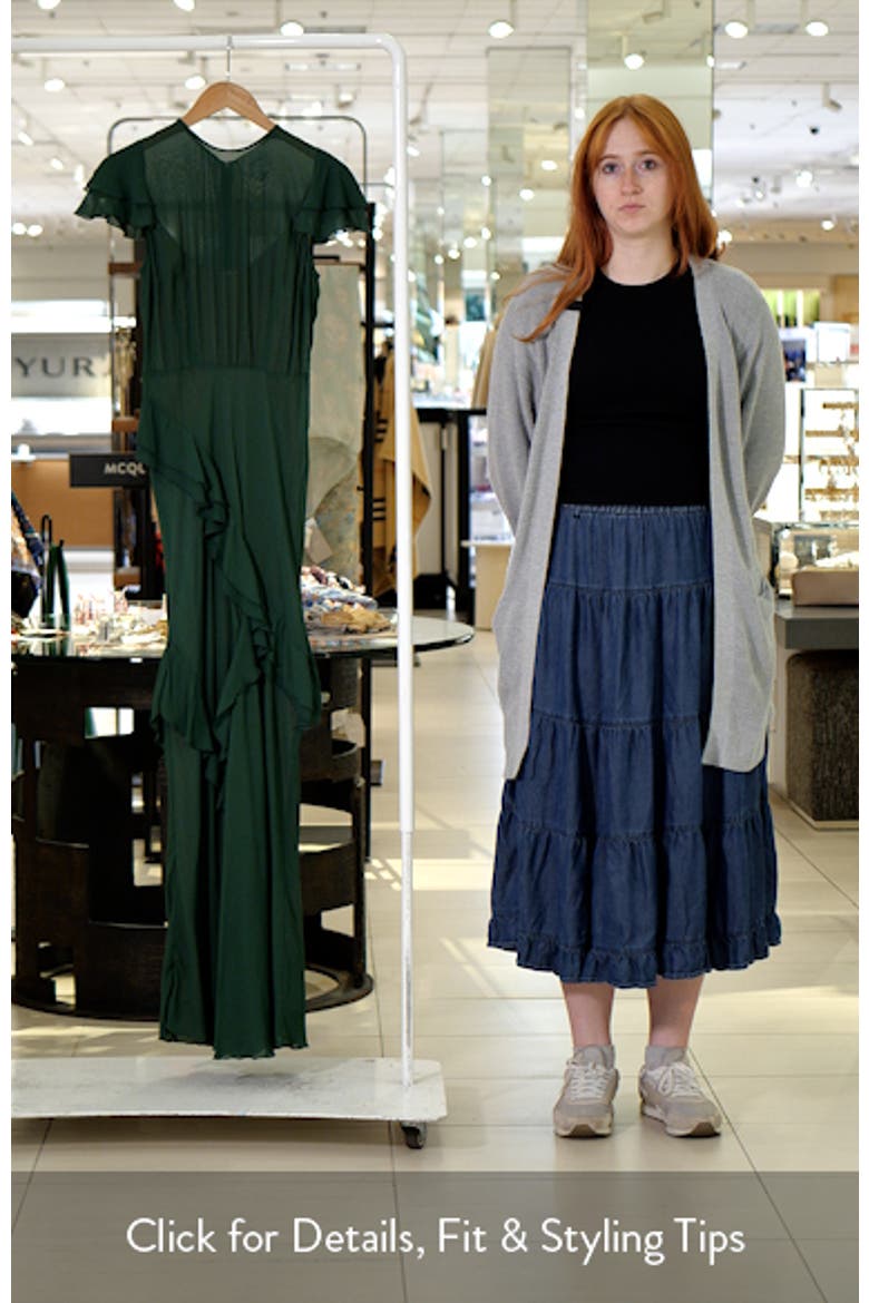 Camila Handkerchief Hem Midi Dress video