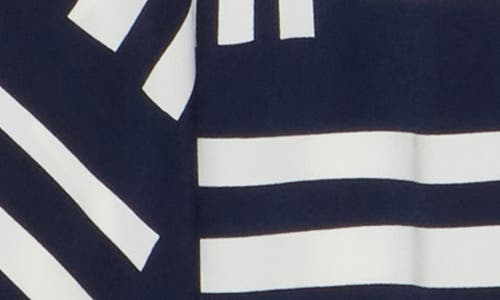Calvin Klein Stripe Front Knot Sheath Dress