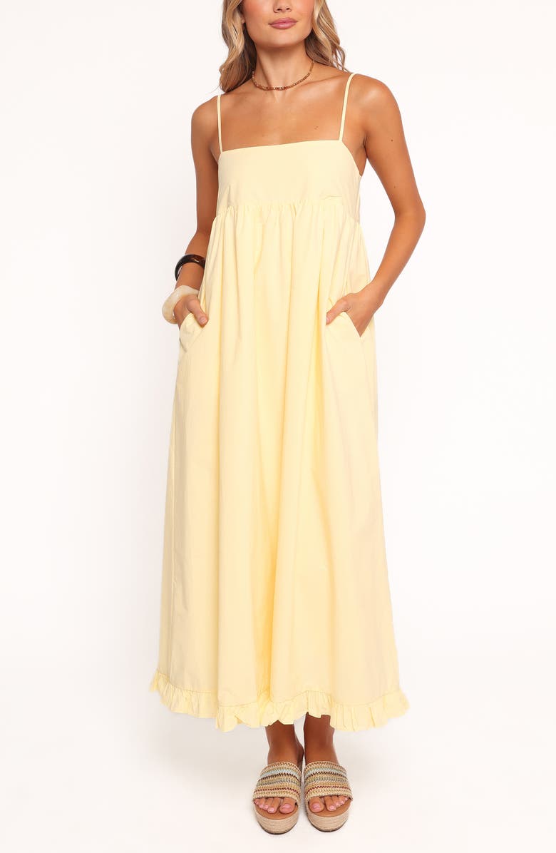 Petal & Pup Miuccia Cotton Maxi Sundress, Main, color,