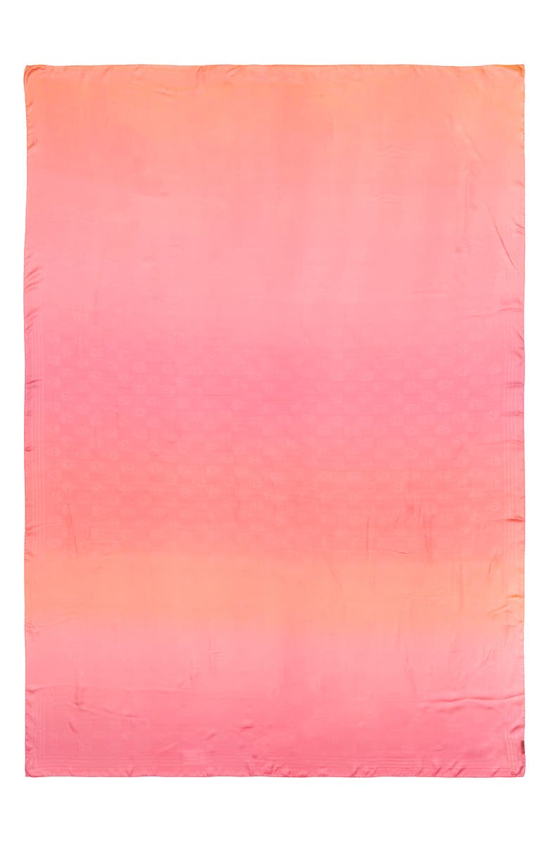 McQueen Alexander McQueen Biker Gradient Silk Shawl, Alternate, color,