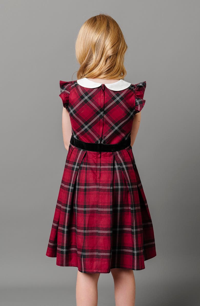 Hope & Henry Baby Girls' Organic Peter Pan Collar Party Dress, Infant, Alternate, color, 