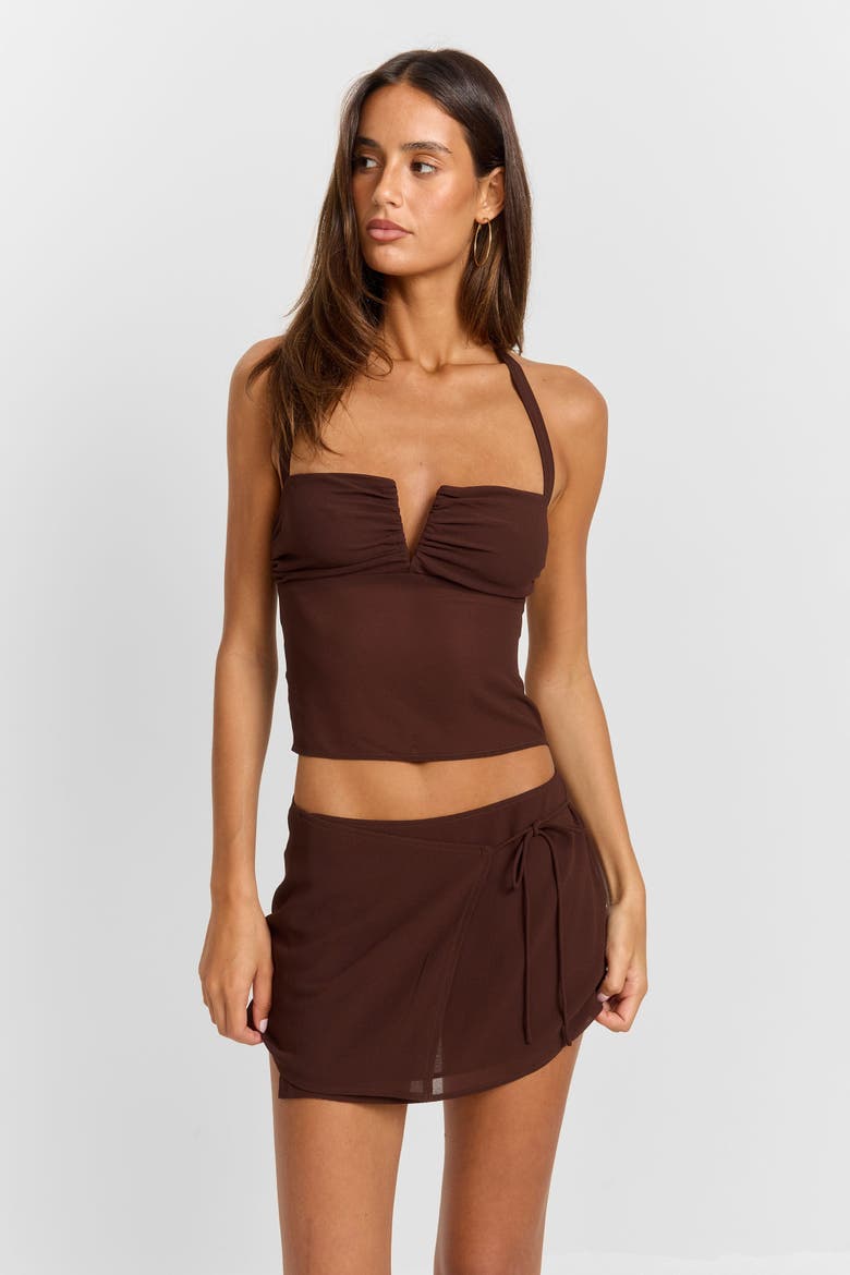 Victoria Top, Alternate, color, Chocolate