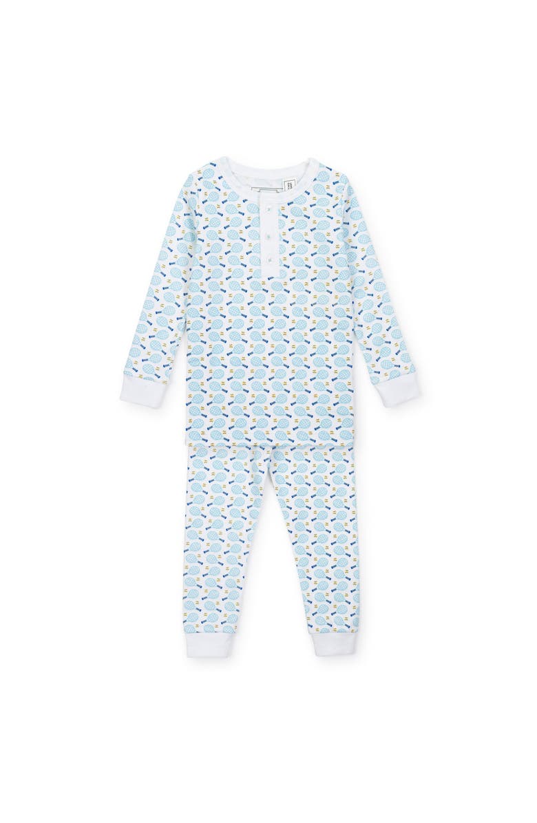 Lila and Hayes Jack Boys' Pajama Pant Set, Main, color, Tennis Match Blue
