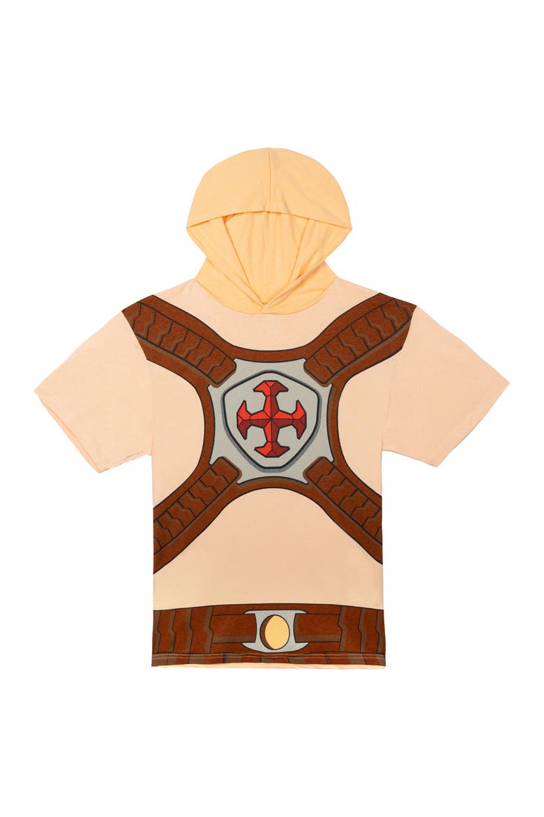 Cosplay Hooded T-Shirt, Main, color, Beige He Man
