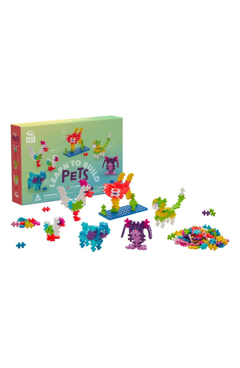 Plus-Plus USA LEARN TO BUILD - PETS, Alternate, color, Pets