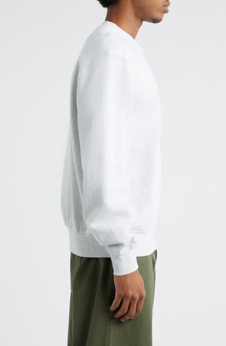 Carhartt Work In Progress Clover Embroidered Sweatshirt, Alternate, color, Ash Heather