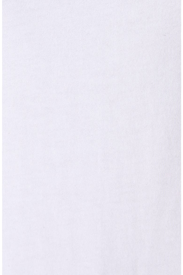 Artigiana Embroidered Yoke Oversize Cotton Jersey T-Shirt, Alternate, color, WHITE