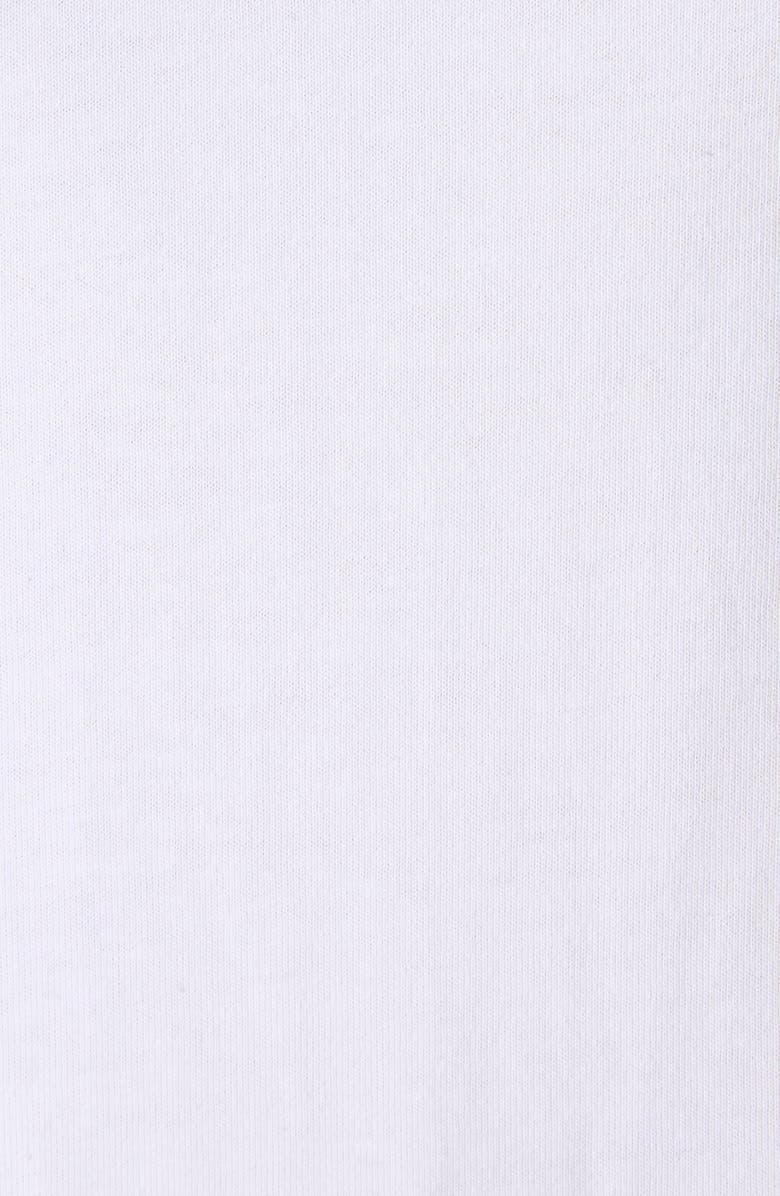 Bottega Veneta Artigiana Embroidered Yoke Oversize Cotton Jersey T-Shirt, Alternate, color, White