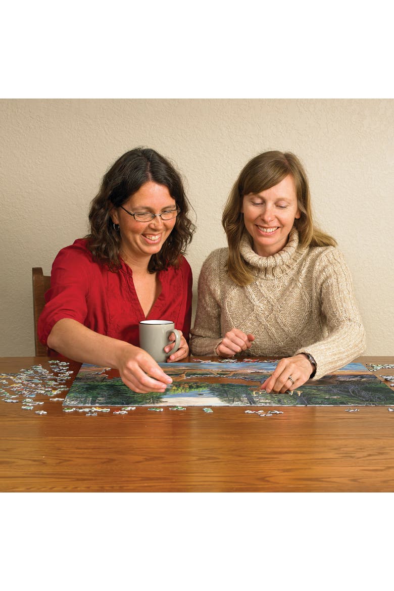 The River's Edge High Quality Jigsaw 1000 Piece Puzzle, Alternate, color, Multicolored