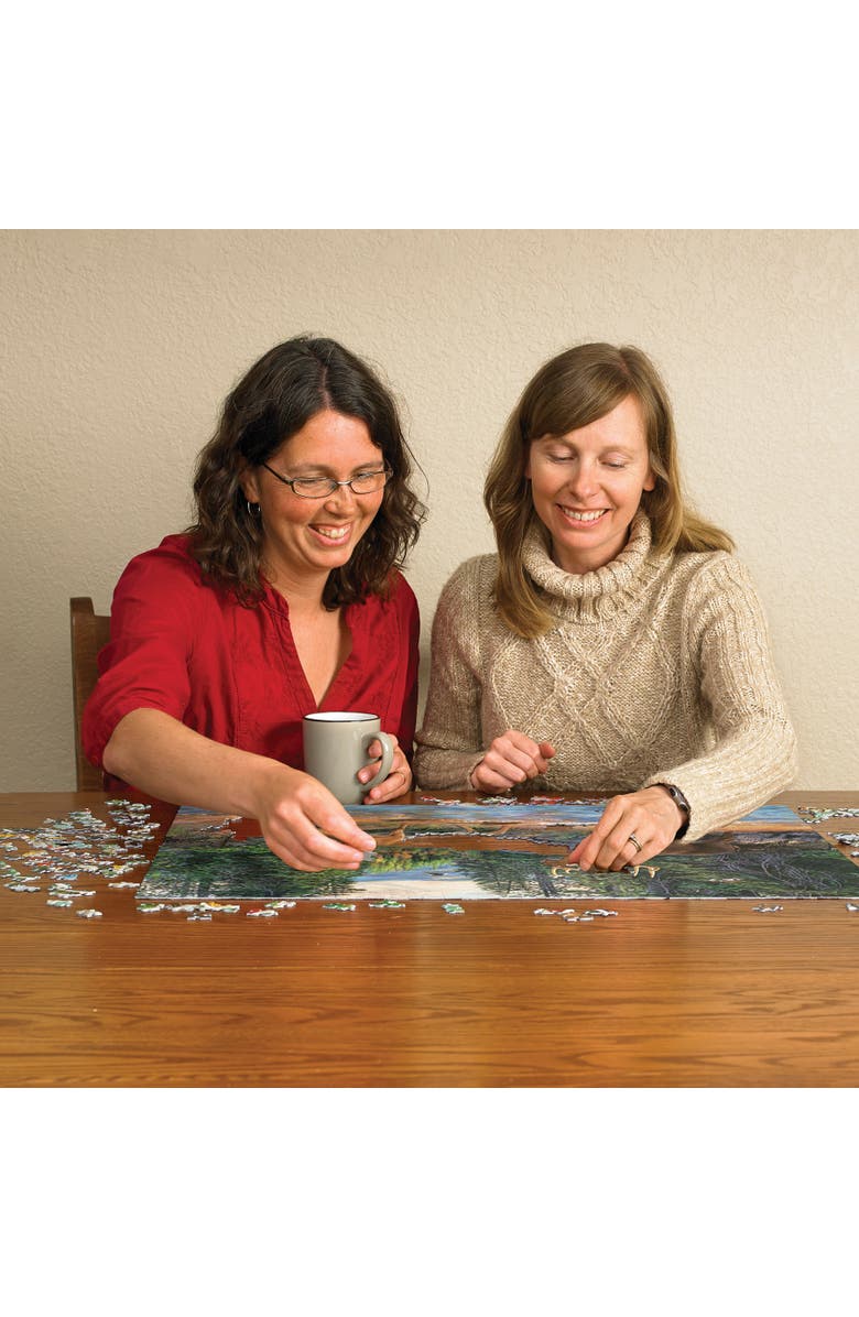 Cobble Hill The River's Edge High Quality Jigsaw 1000 Piece Puzzle, Alternate, color, Multicolored