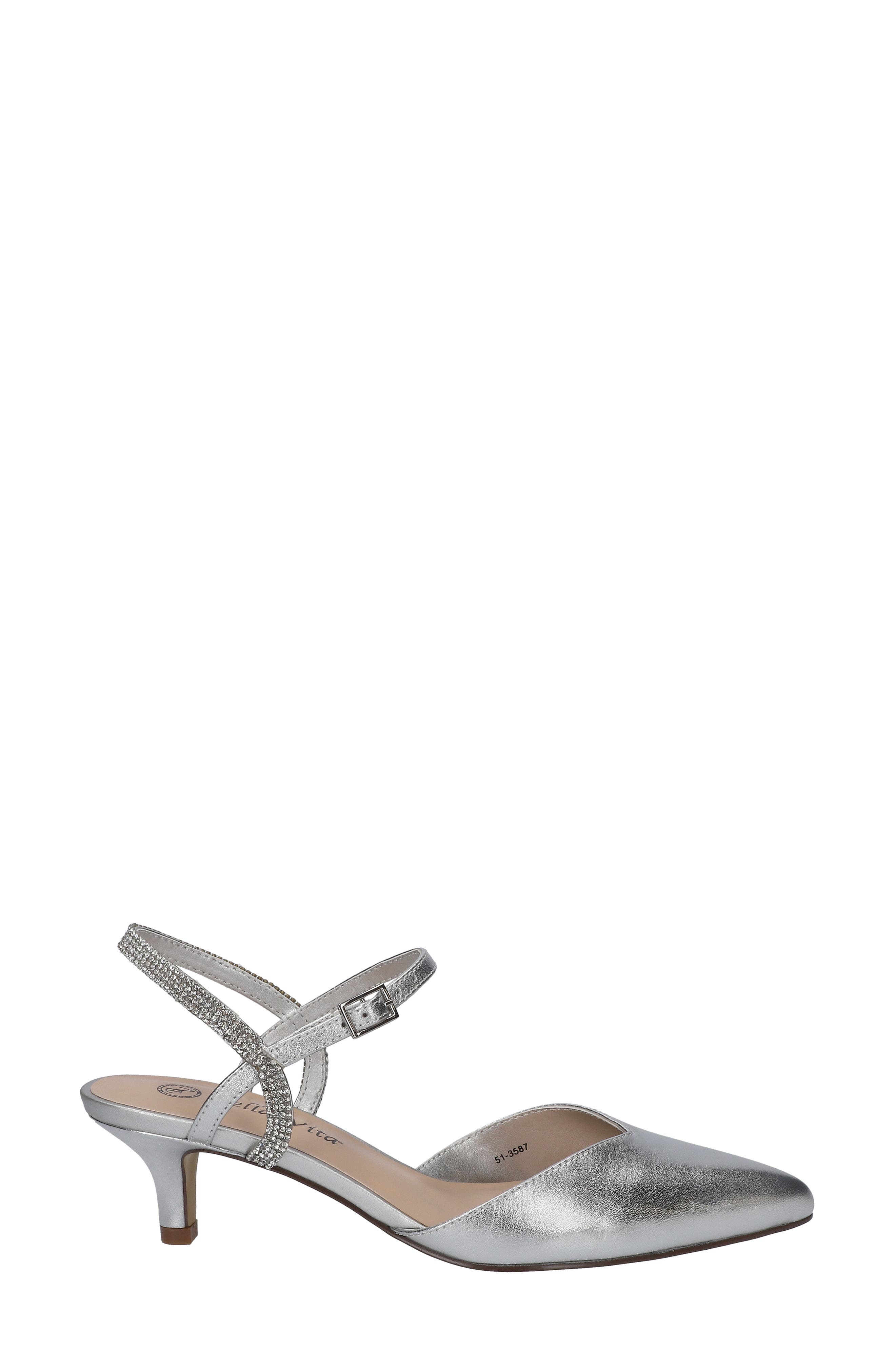 Katriana Crystal Strap Kitten Heel Pump - image 4