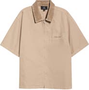 Represent Ramona Short Sleeve Zip-Up Shirt