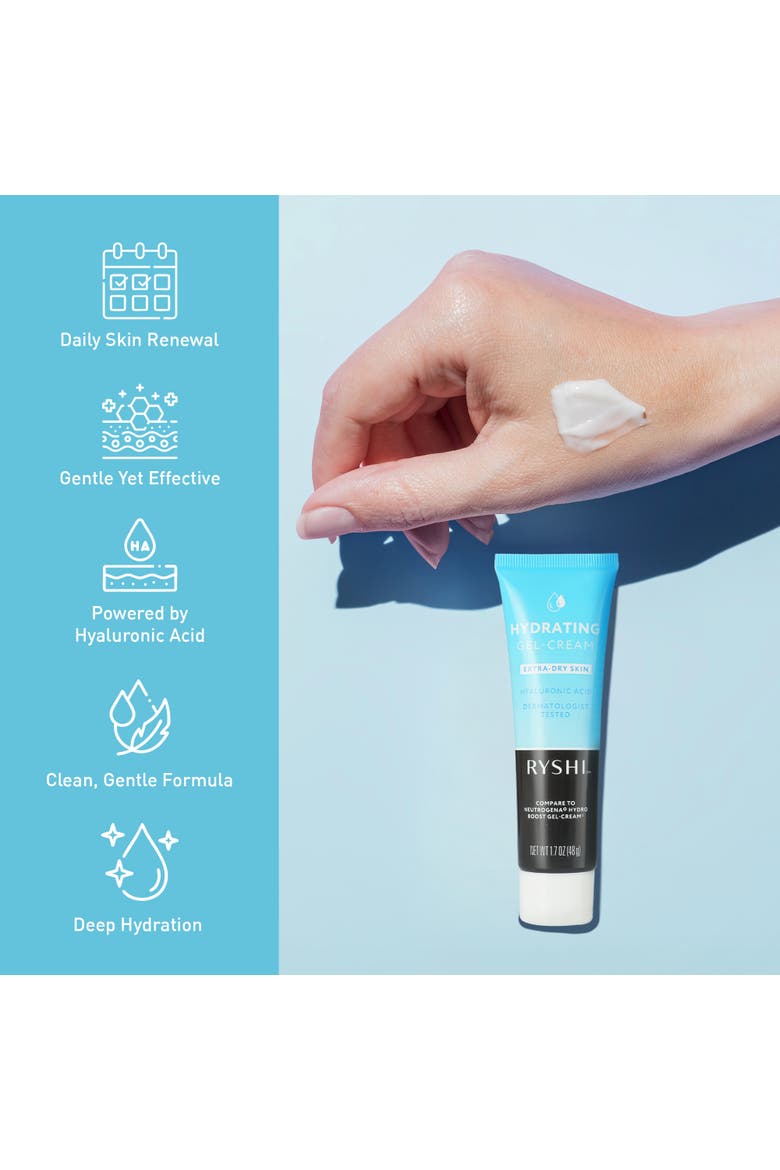 Hydrating Gel Cream for Extra Dry Skin, Alternate, color, Blue