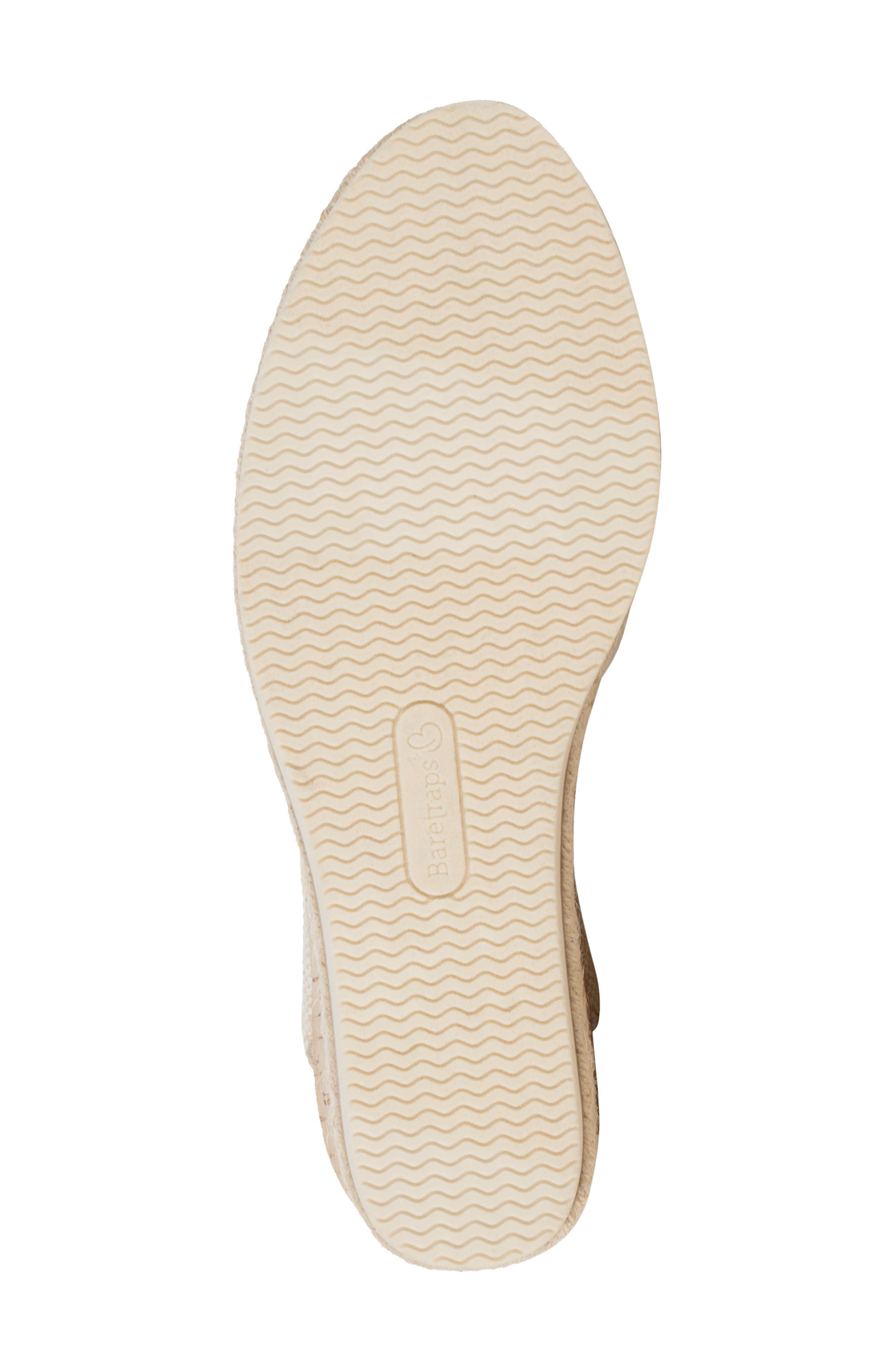 BARETRAPS Acadia Peep Toe Wedge Sandal, Alternate, color, White